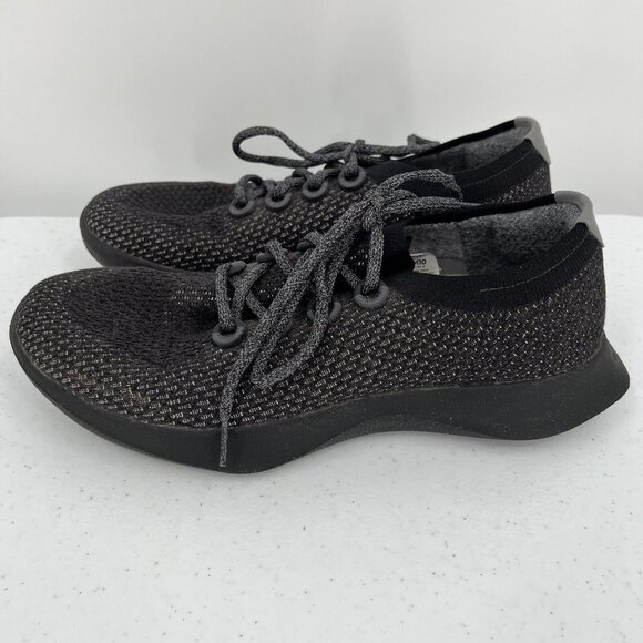 Allbirds Mens M10 Wool Running Shoes Lightweight Breathable Black & Gray - Picture 5 of 11